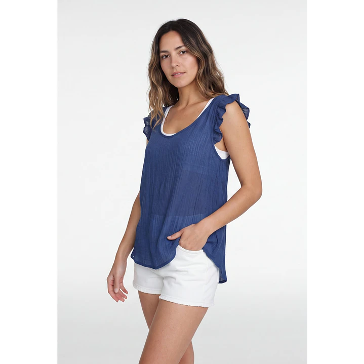Peto Tirante Vuelo  Mujer Azul 1