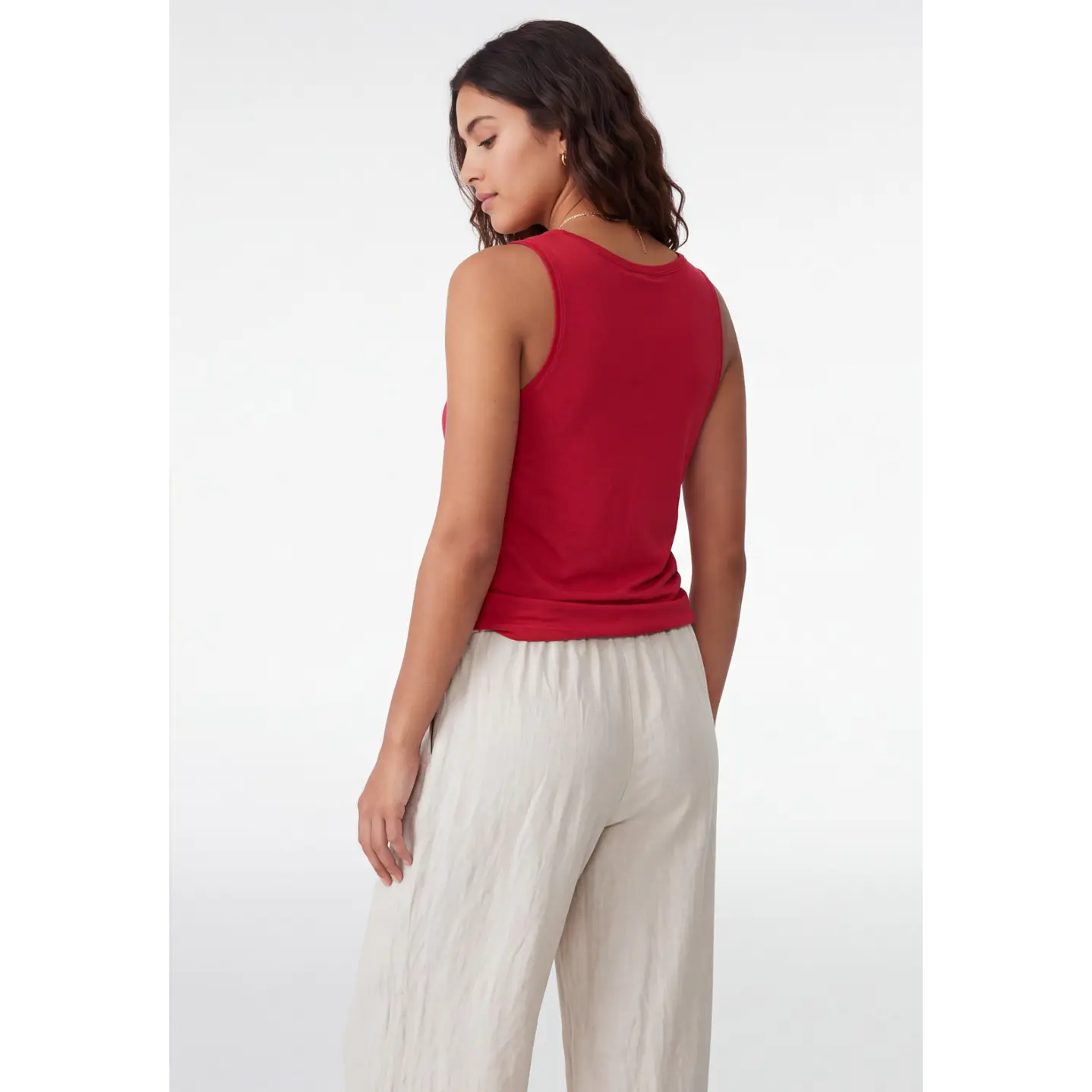Peto Recortada Mujer Rojo 2