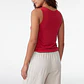 Peto Recortada Mujer Rojo - Miniatura 2