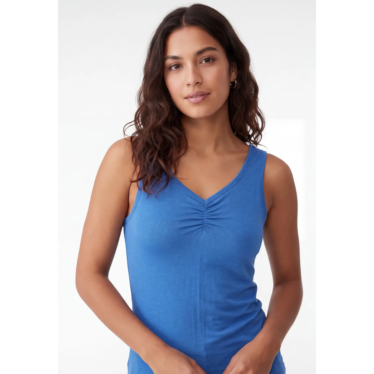 Peto Recortada Mujer Azul 4