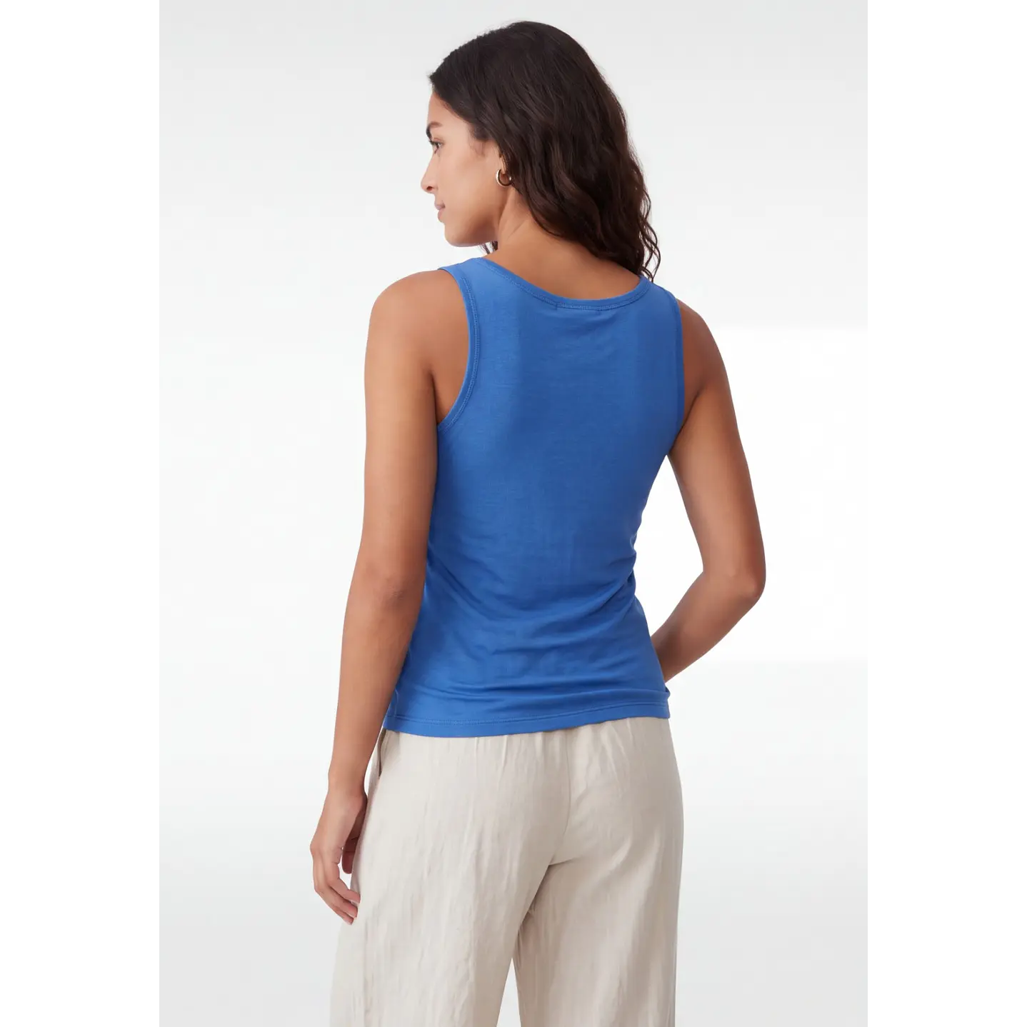 Peto Recortada Mujer Azul 2
