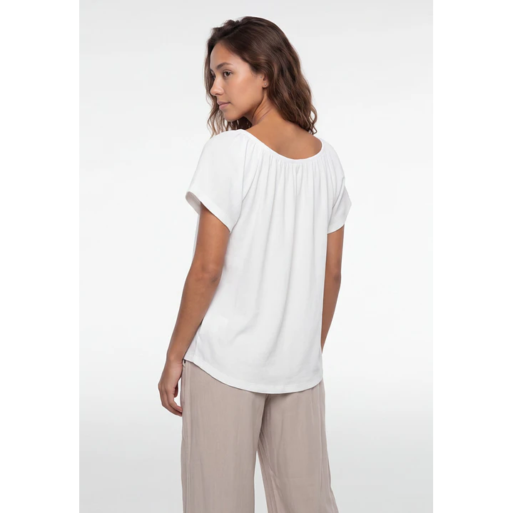 Polera Botones Mujer Crudo 2
