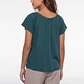 Polera Botones Mujer Verde - Miniatura 2