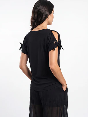 Polera Canuton Mujer Negro