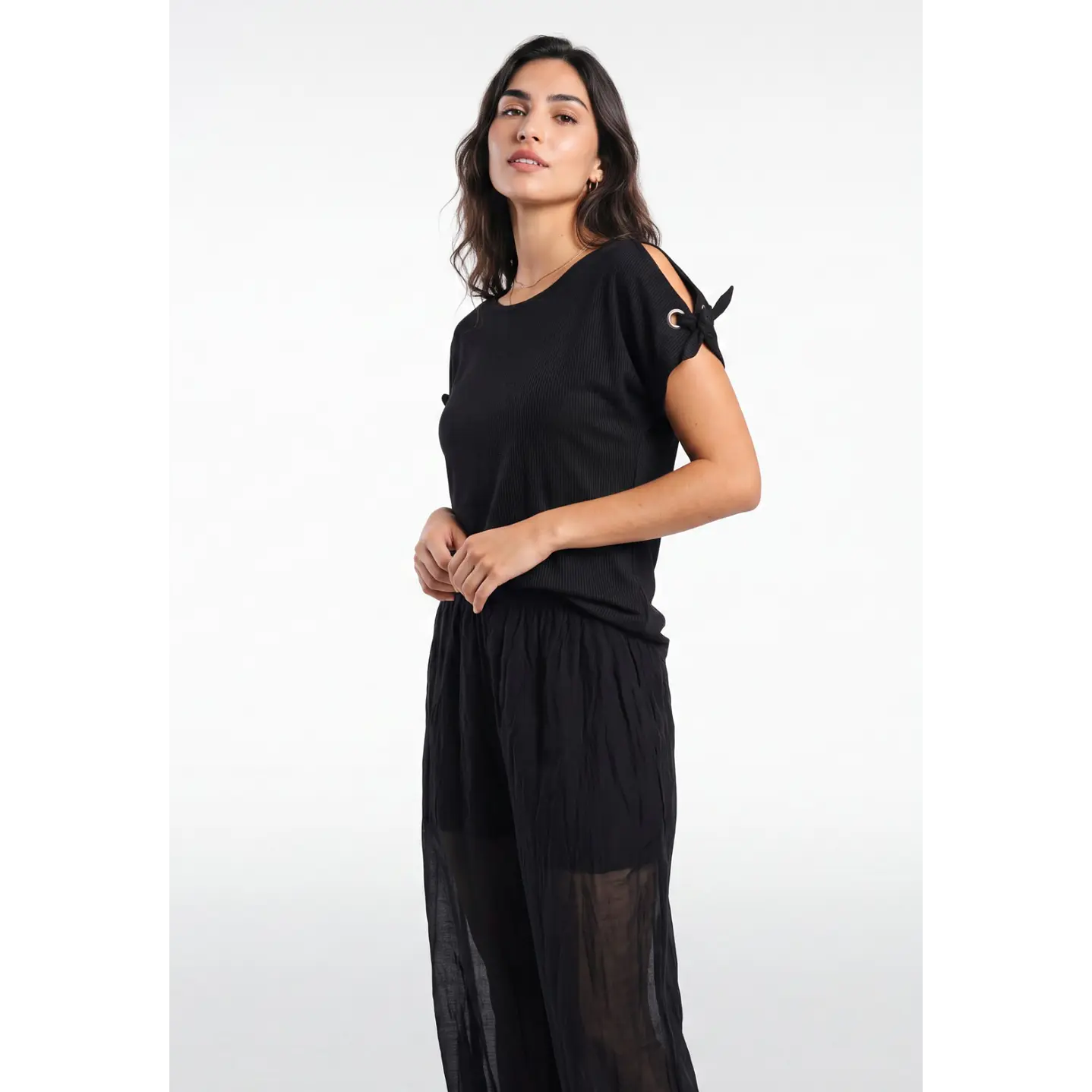 Polera Canuton Mujer Negro 4