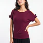Polera Canuton Mujer Burdeo - Miniatura 1