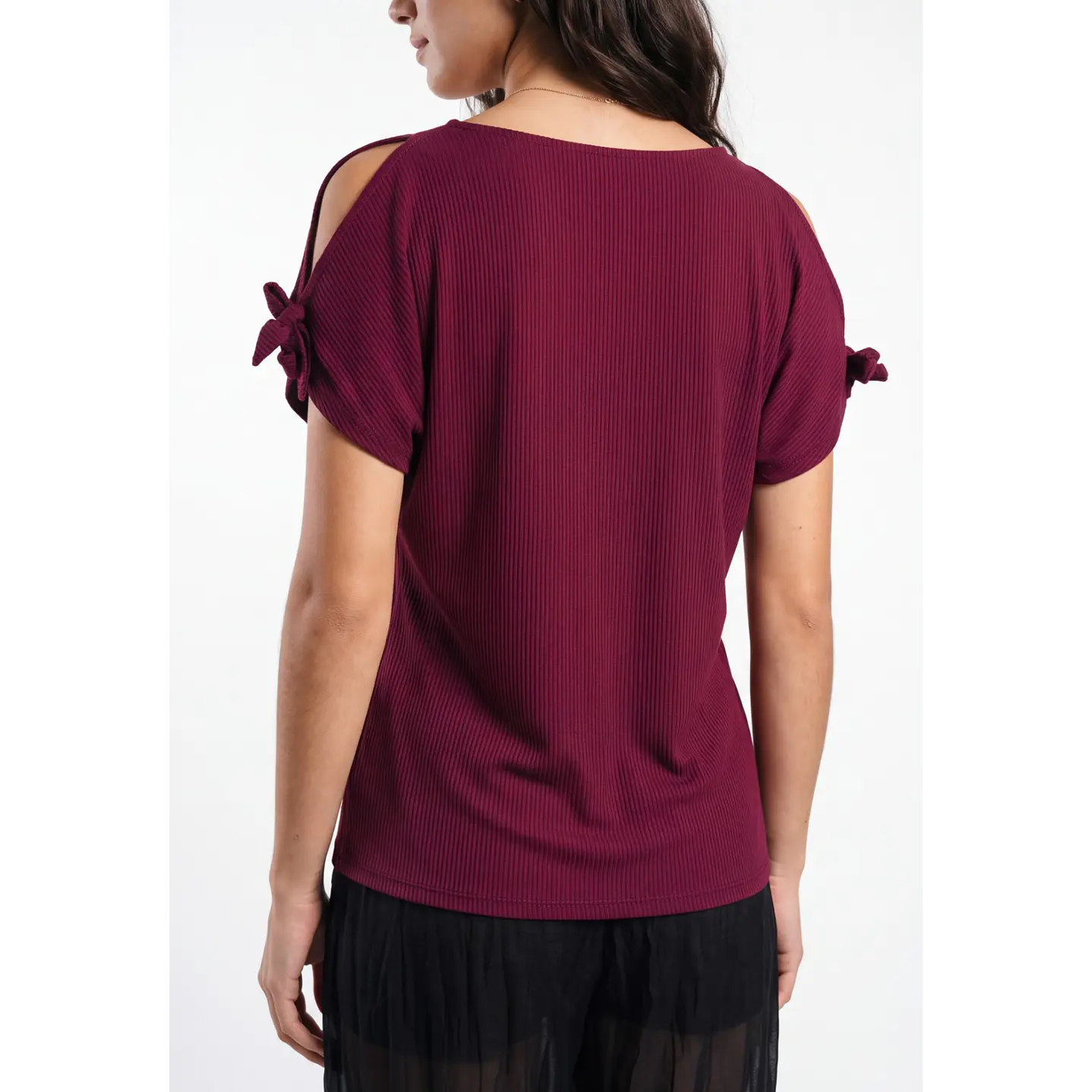 Polera Canuton Mujer Burdeo 2