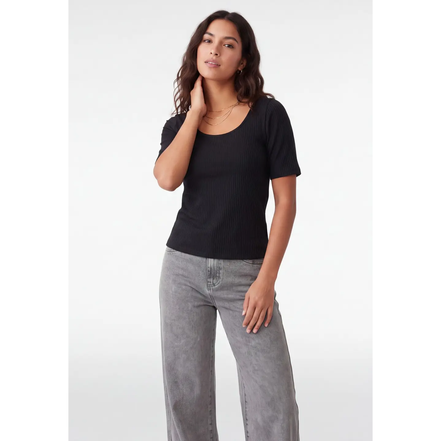 Polera Canuton Mujer Negro 1