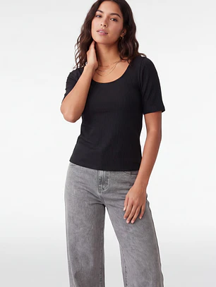 Polera Canuton Mujer Negro