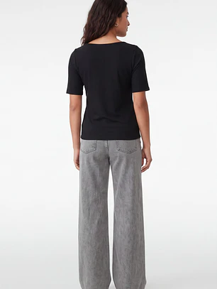 Polera Canuton Mujer Negro