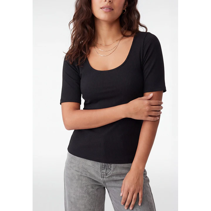 Polera Canuton Mujer Negro 4