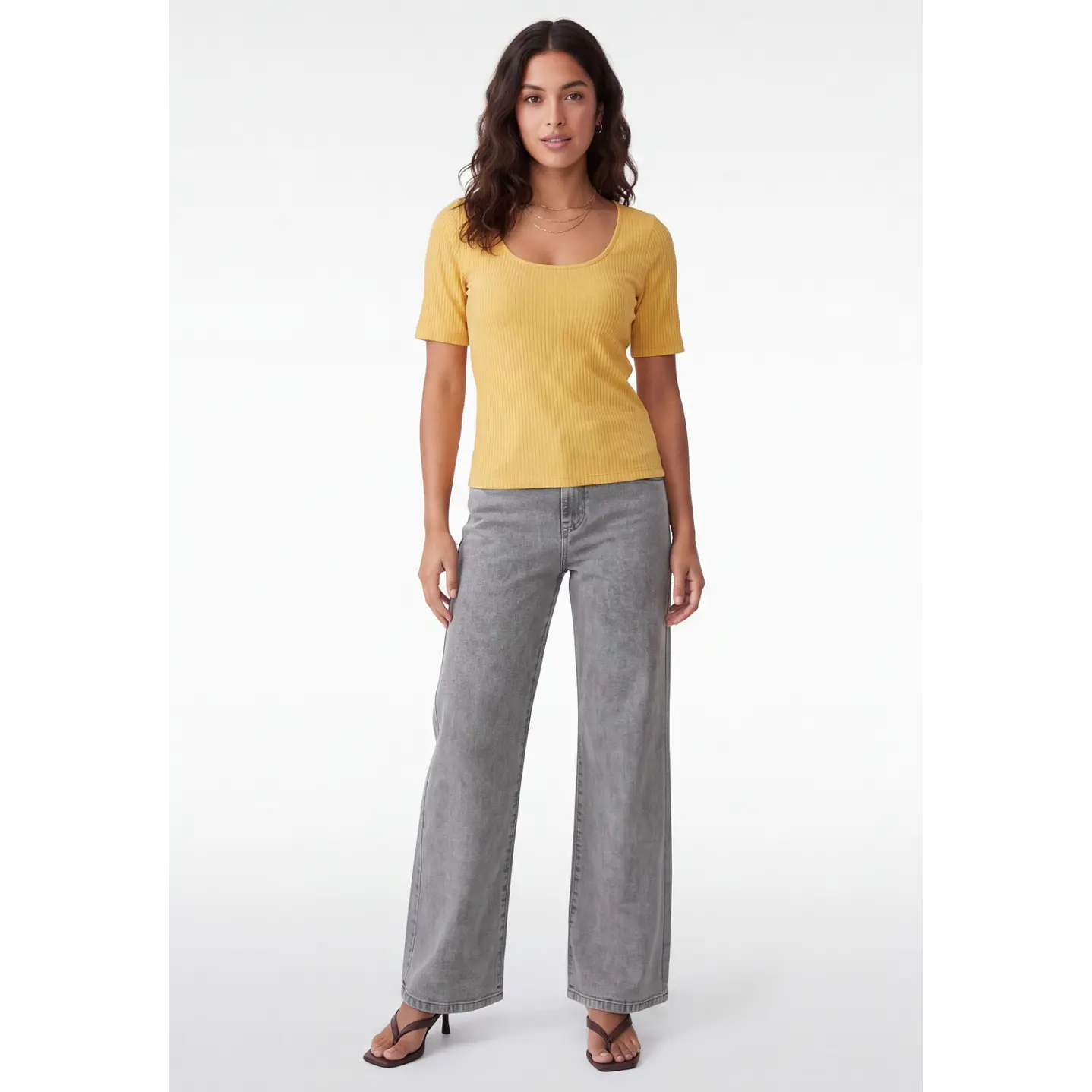 Polera Canuton Mujer Mostaza 3