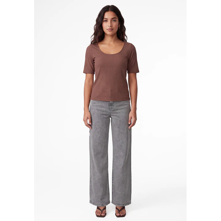 Polera Canuton Mujer Café 3