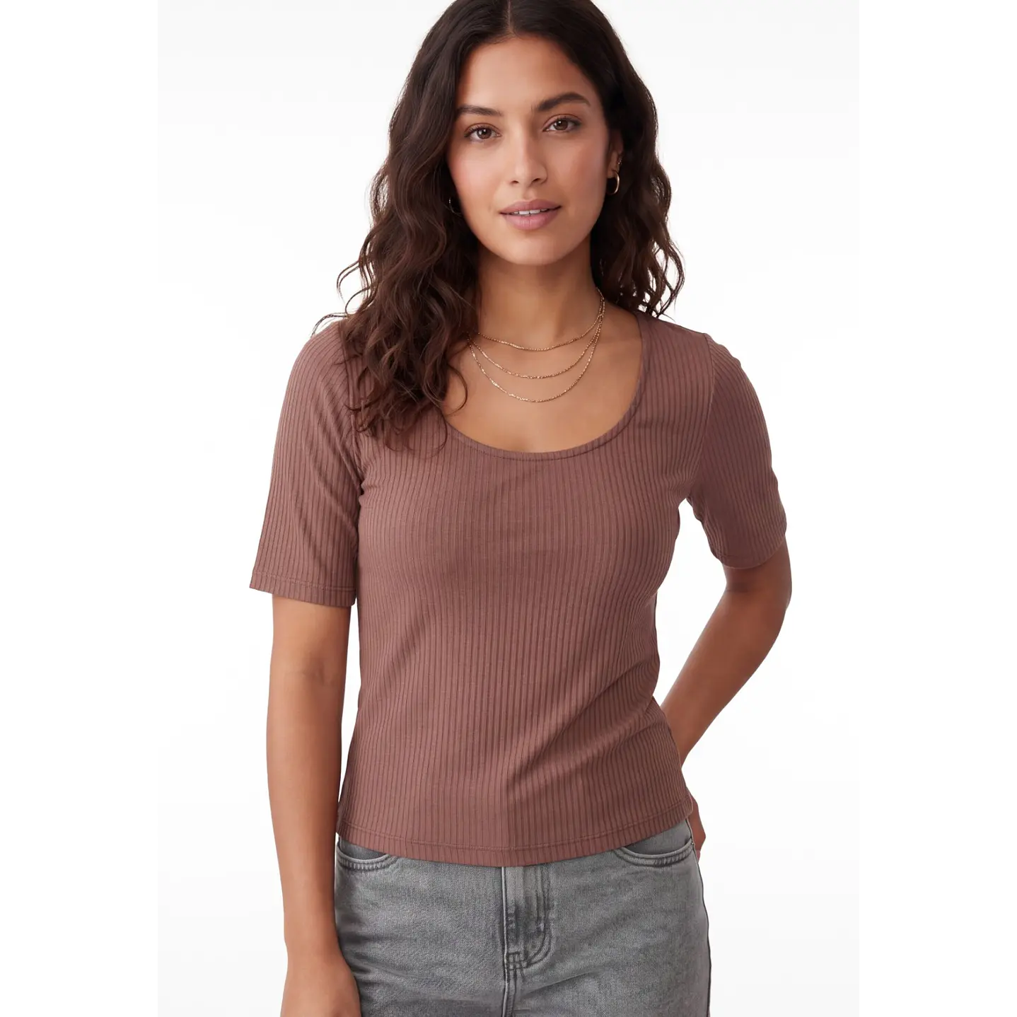 Polera Canuton Mujer Café 4