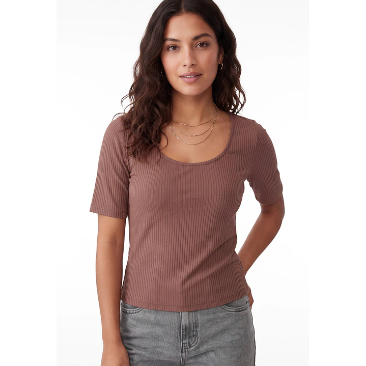 Polera Canuton Mujer Café 4