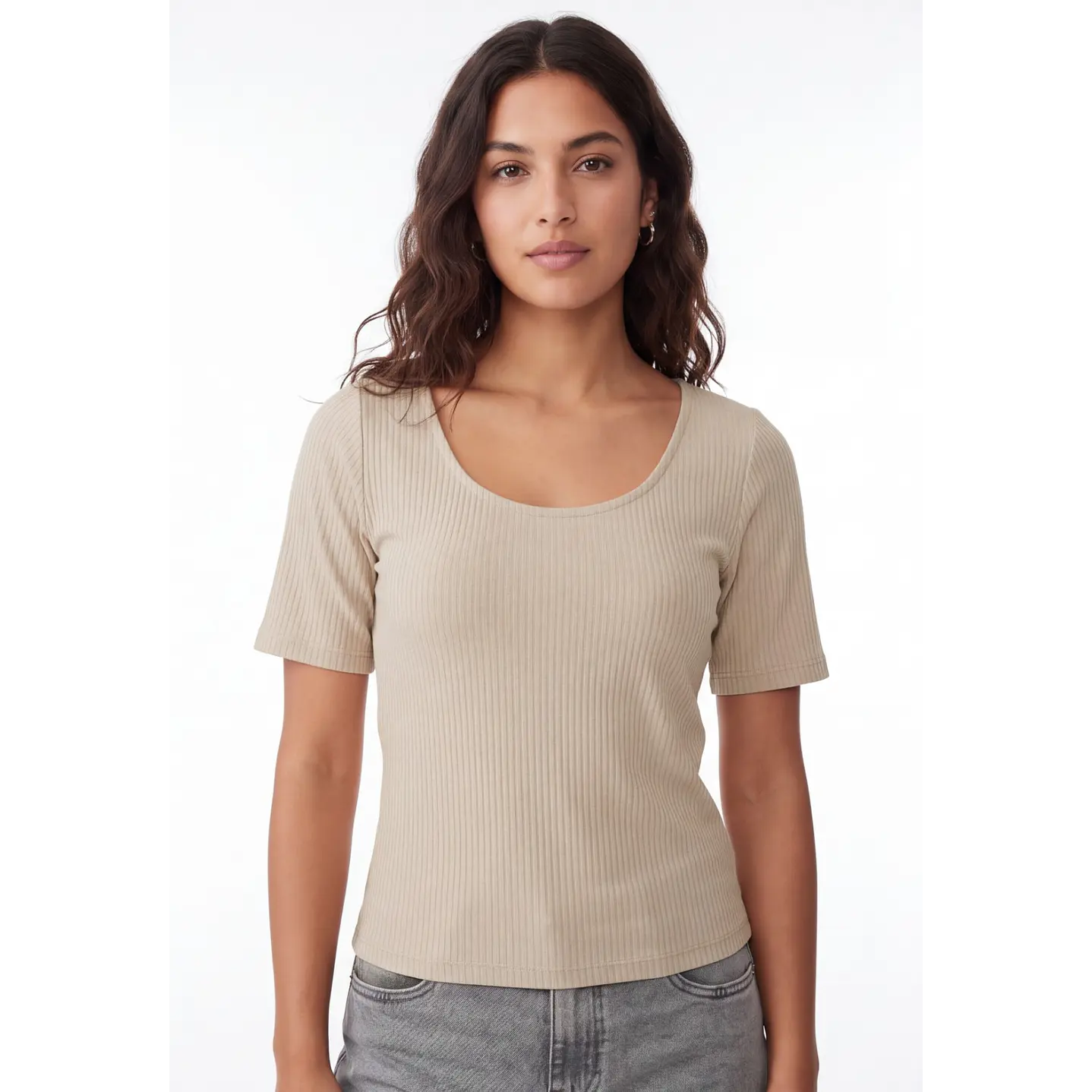 Polera Canuton Mujer Beige 4