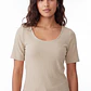 Polera Canuton Mujer Beige - Miniatura 4