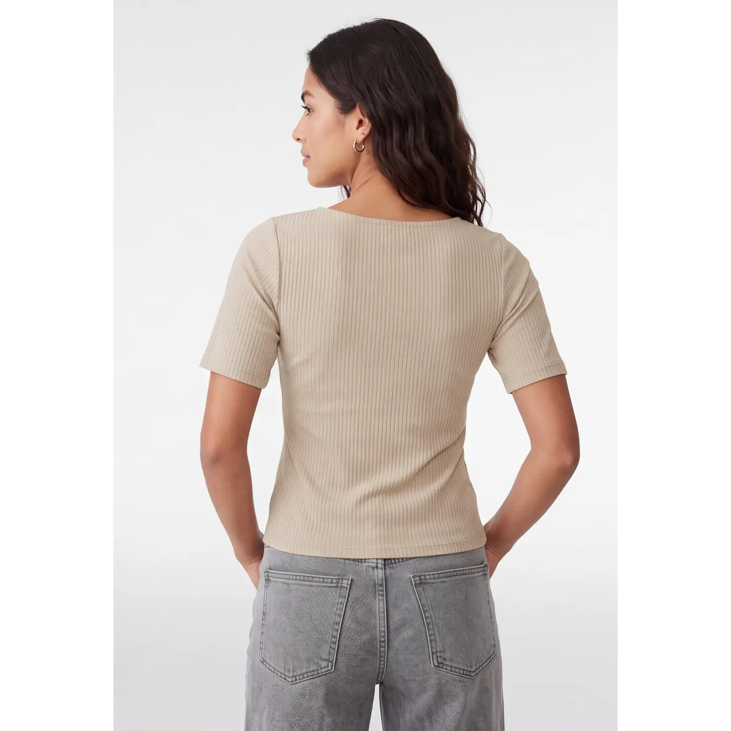 Polera Canuton Mujer Beige 2