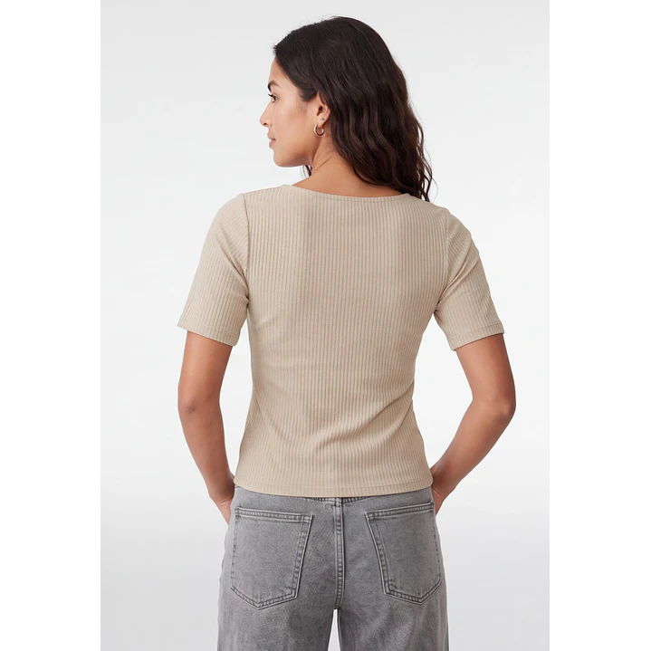 Polera Canuton Mujer Beige 2