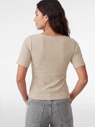 Polera Canuton Mujer Beige
