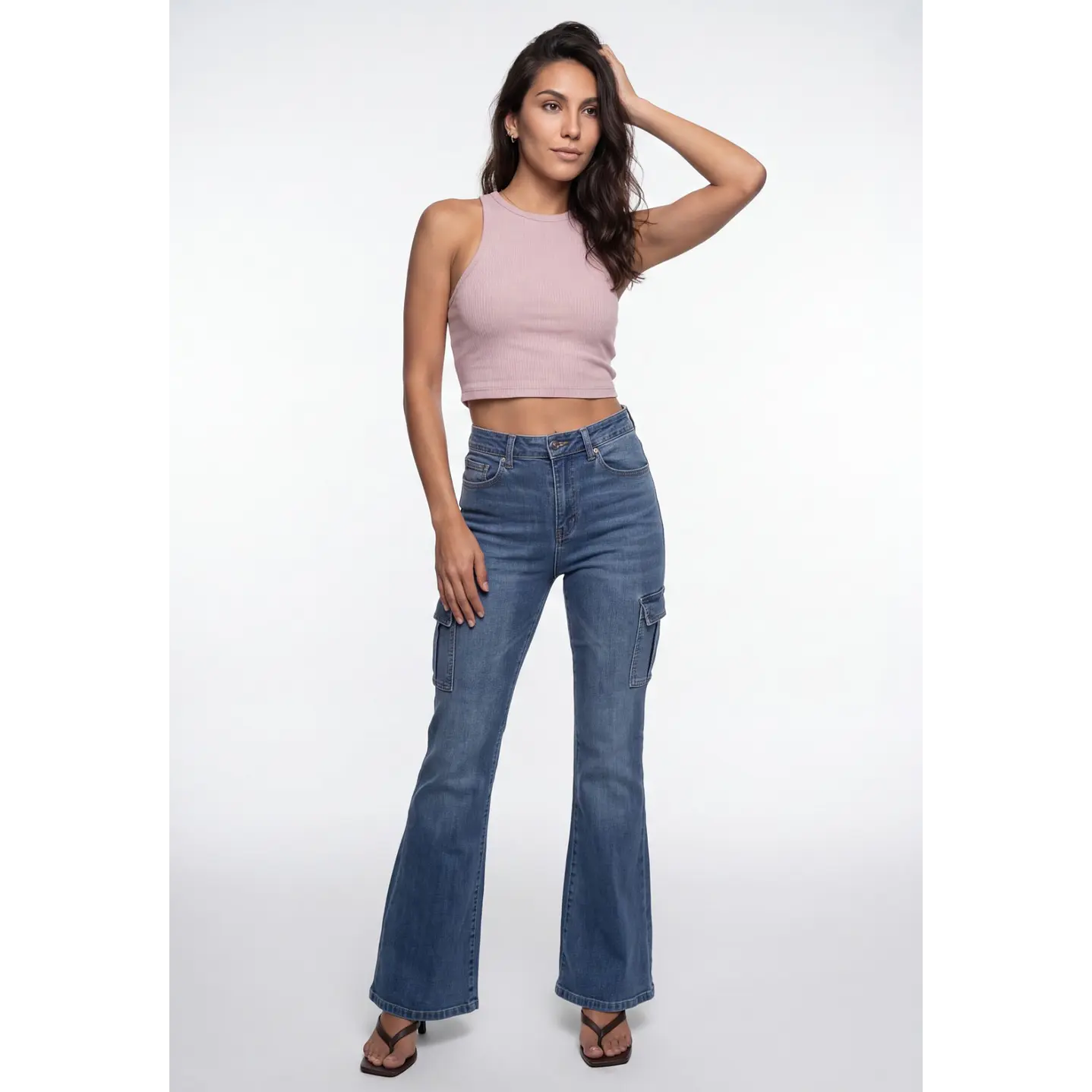 Polera Halter Mujer Rosado 3