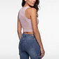 Polera Halter Mujer Rosado - Miniatura 2