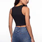 Polera Halter Mujer Negro - Miniatura 2