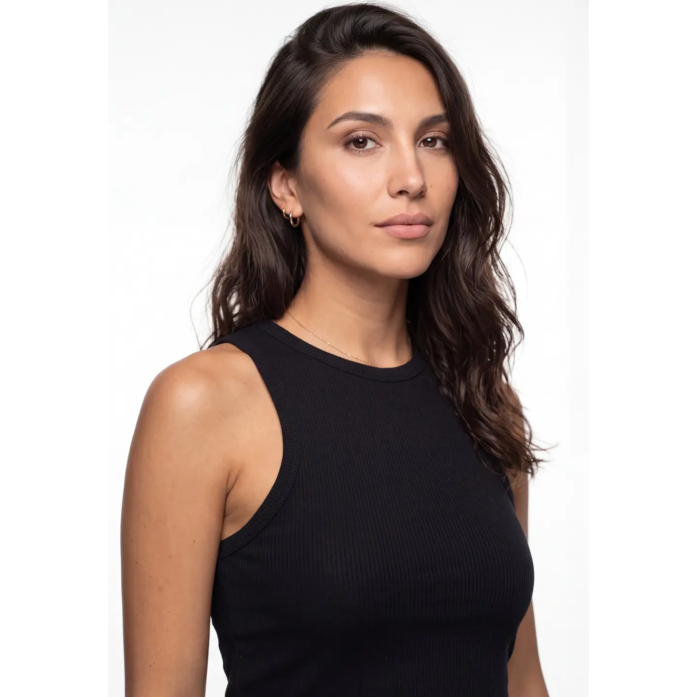 Polera Halter Mujer Negro 4