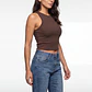 Polera Halter Mujer Café - Miniatura 4