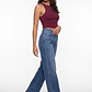 Polera Halter Mujer Burdeo - Miniatura 3
