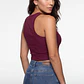 Polera Halter Mujer Burdeo - Miniatura 2
