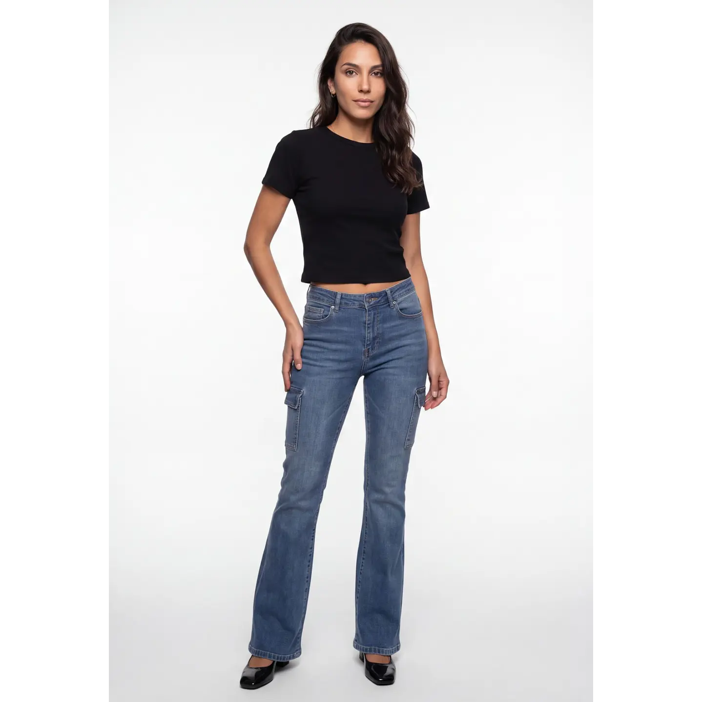 Polera Clasica Mujer Negro 3
