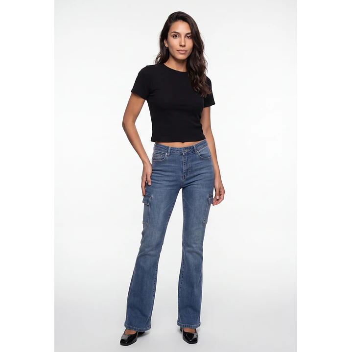 Polera Clasica Mujer Negro 3