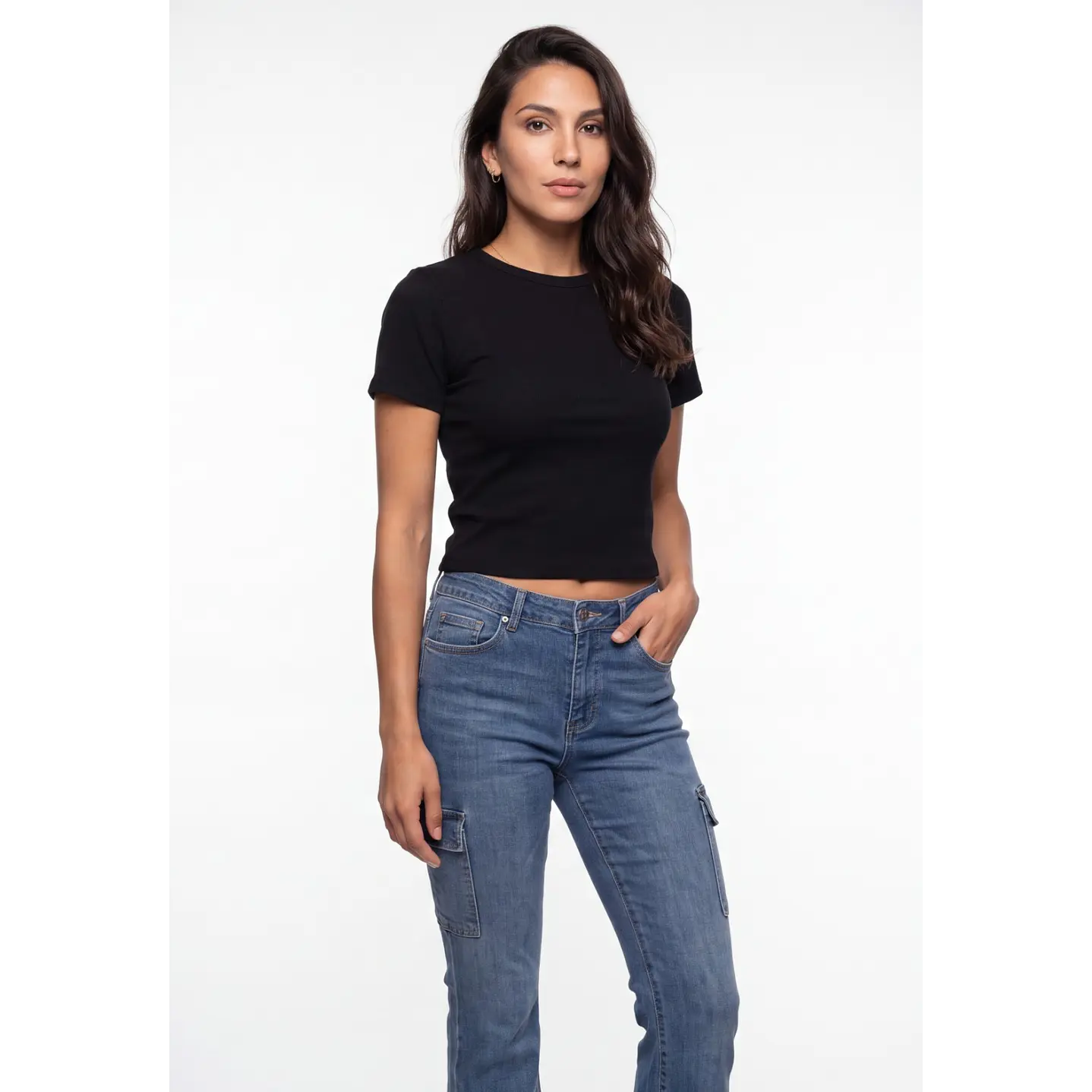 Polera Clasica Mujer Negro 1