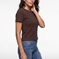 Polera Clasica Mujer Café - Miniatura 1