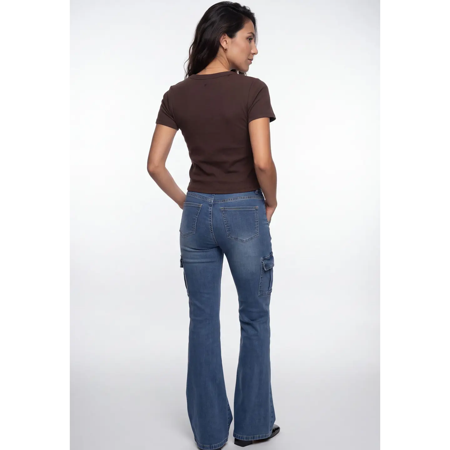 Polera Clasica Mujer Café 2