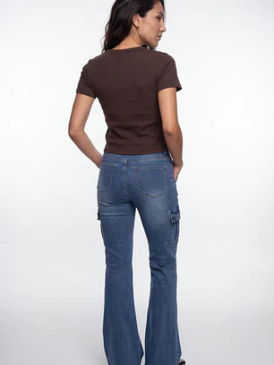 Polera Clasica Mujer Café