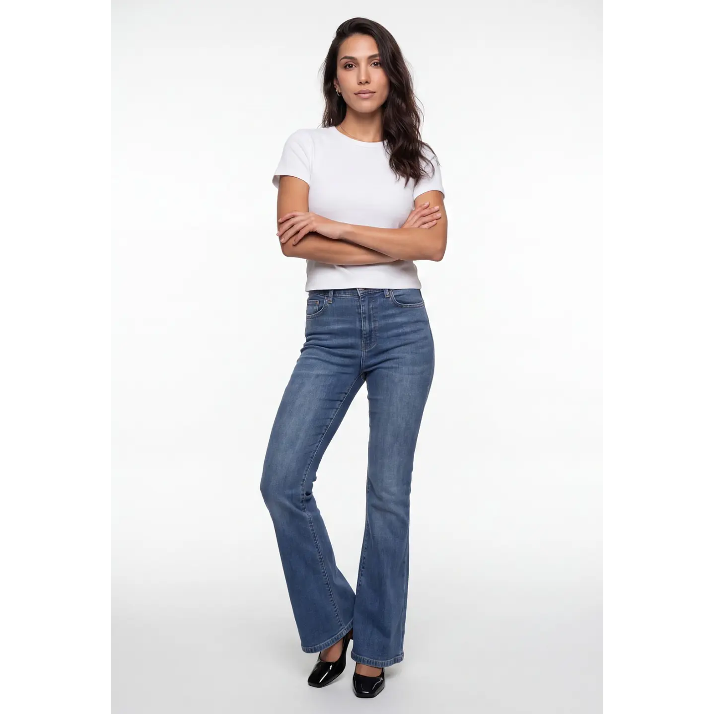 Polera Clasica Mujer Blanco 3