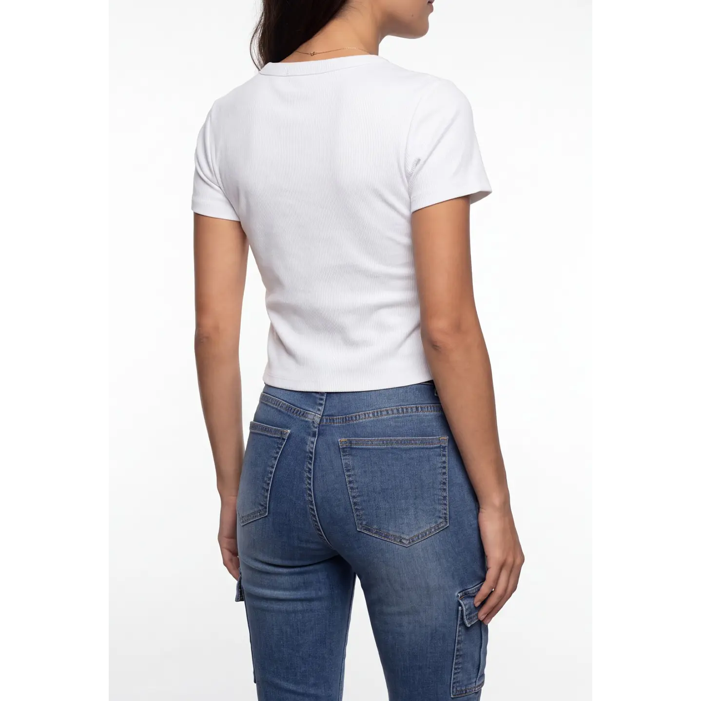 Polera Clasica Mujer Blanco 2