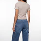Polera Clasica Mujer Beige - Miniatura 2