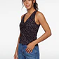 Polera Lunares Mujer Café - Miniatura 4