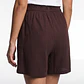 Short Lino Mujer Café - Miniatura 2