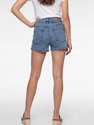 Short Denim Mujer Celeste