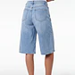 Short Maxi Denim Mujer Azul - Miniatura 2