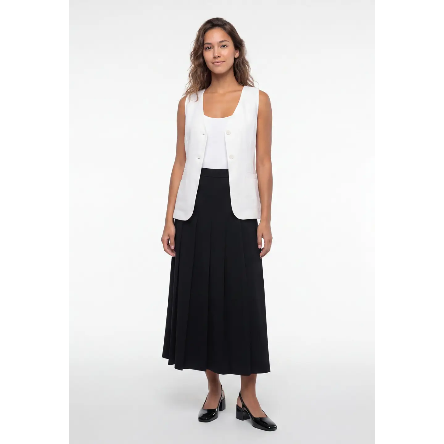 Vest Lino Mujer Crudo 3
