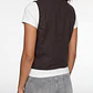 Vest Lino Mujer Café - Miniatura 2