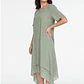 Vestido Doble Mujer Verde - Miniatura 4