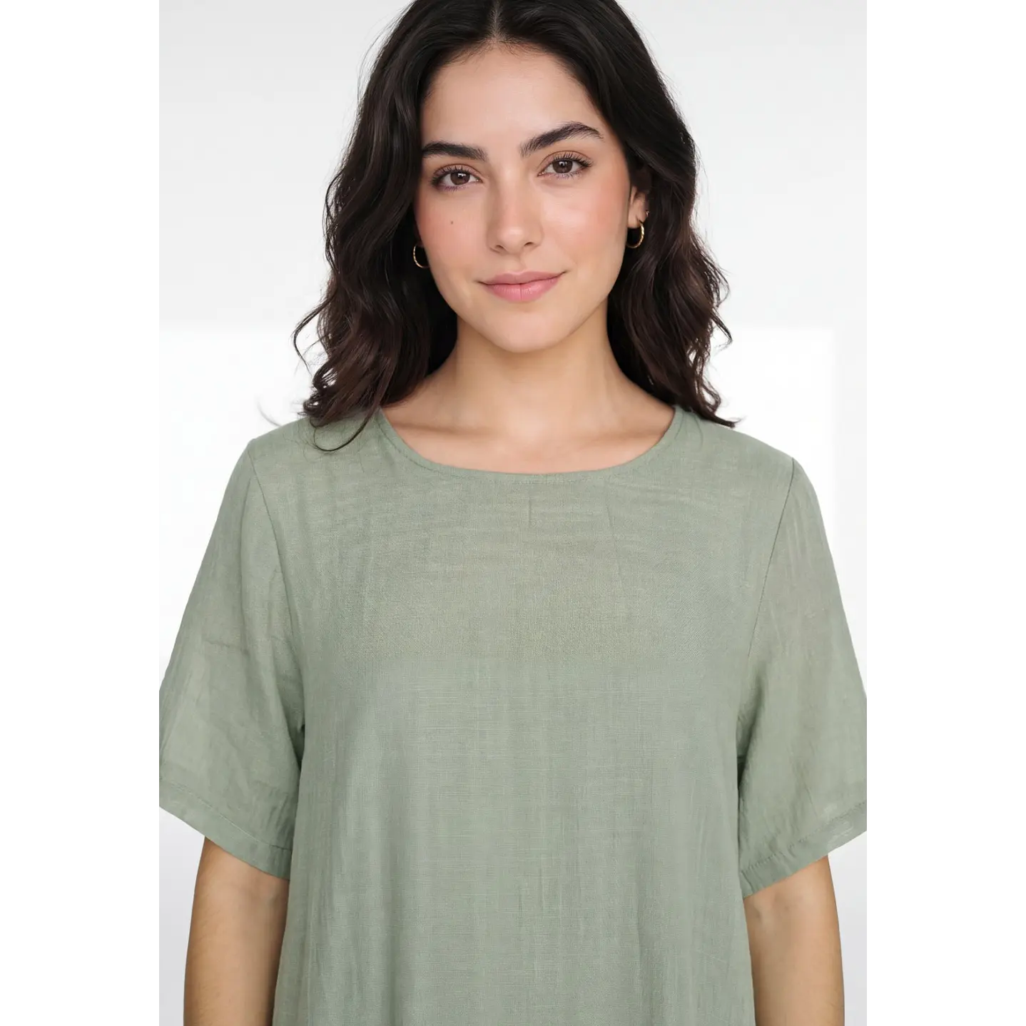 Vestido Doble Mujer Verde 2