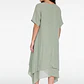 Vestido Doble Mujer Verde - Miniatura 3