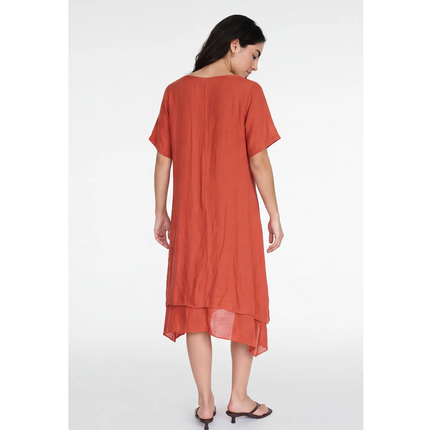 Vestido Doble Mujer Coral 3